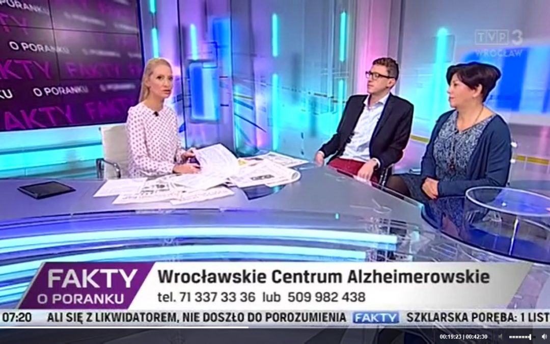 Specjaliści WCA gościli w TVP Wrocław!